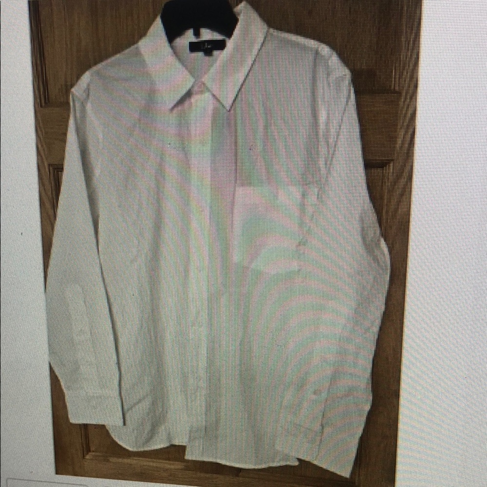 Lulus Medium White Dress Shirt Mens Cotton‎ New
